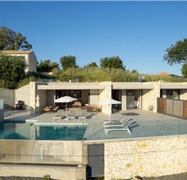 3 bedroom villa with pool & seaview, near Acharavi, sleeps 6